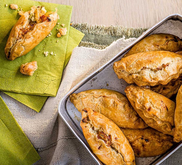 Mini Coronation Chicken Pasties